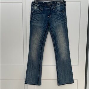 Miss Me size 30 sparkly and bedazzled boot cut jeans